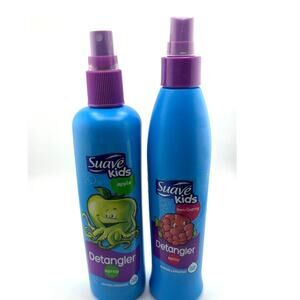 Pack of 2 Suave Kids Silly Apple & Swirlberry Detangler Spray Tames frizz knots
